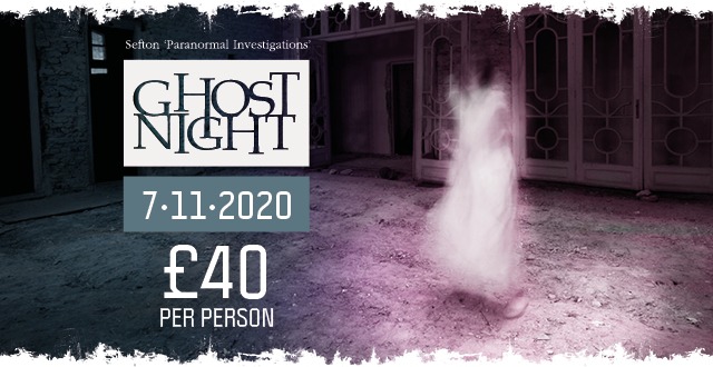 Ghost Night  – Saturday 7th  November 2020