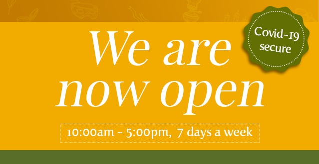 We are Now Open